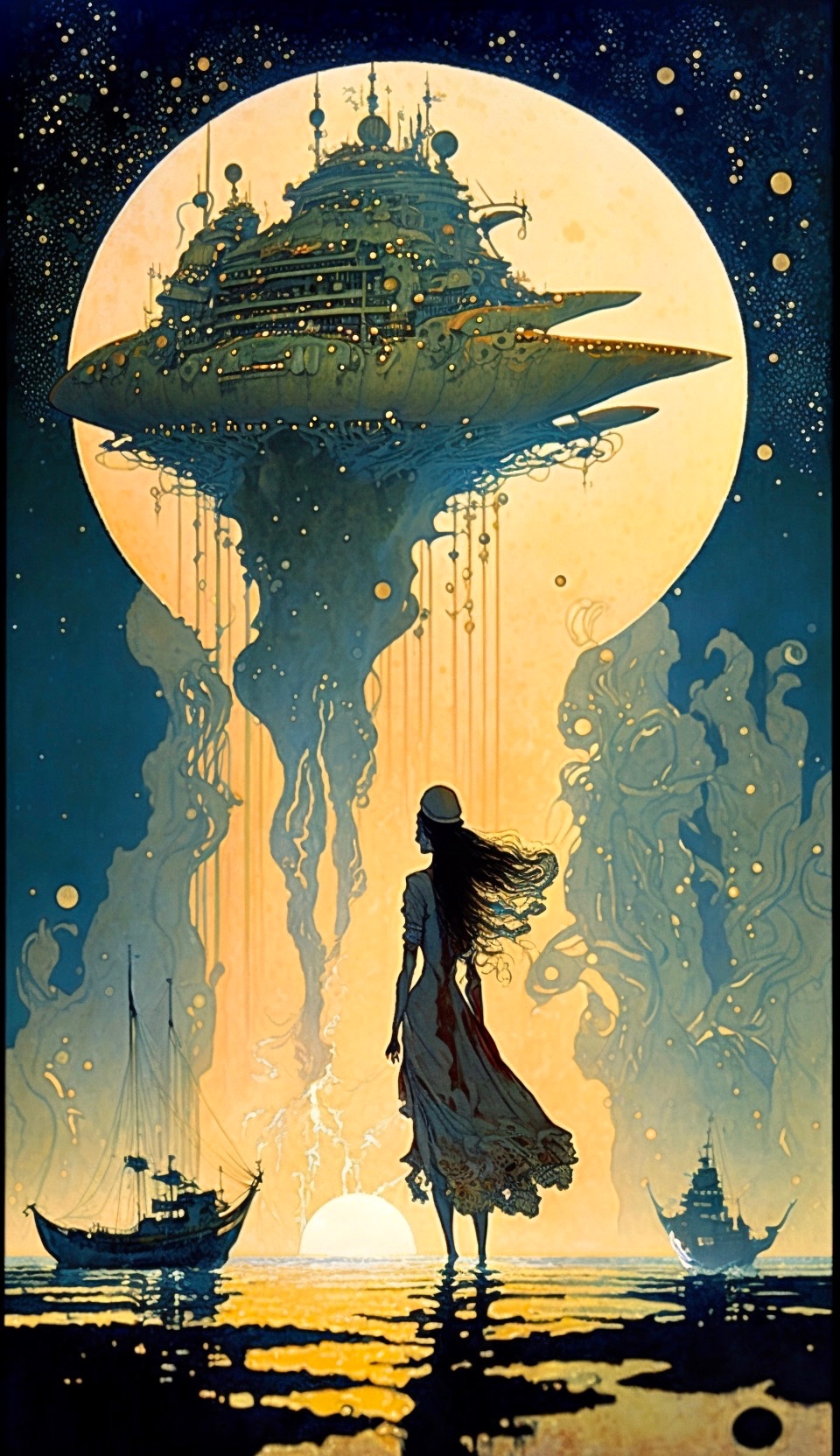 漂浮•插画