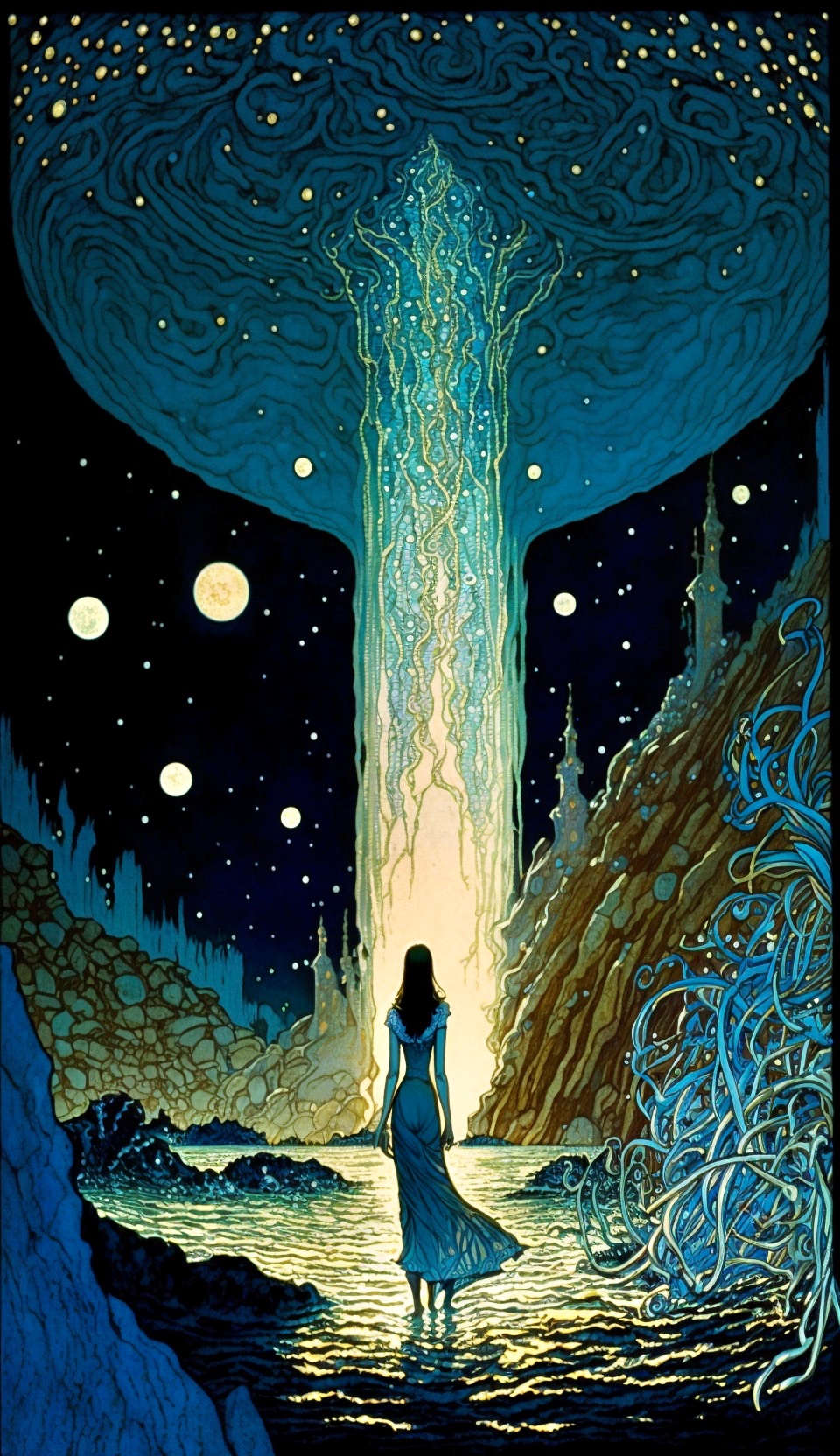 星月•插画