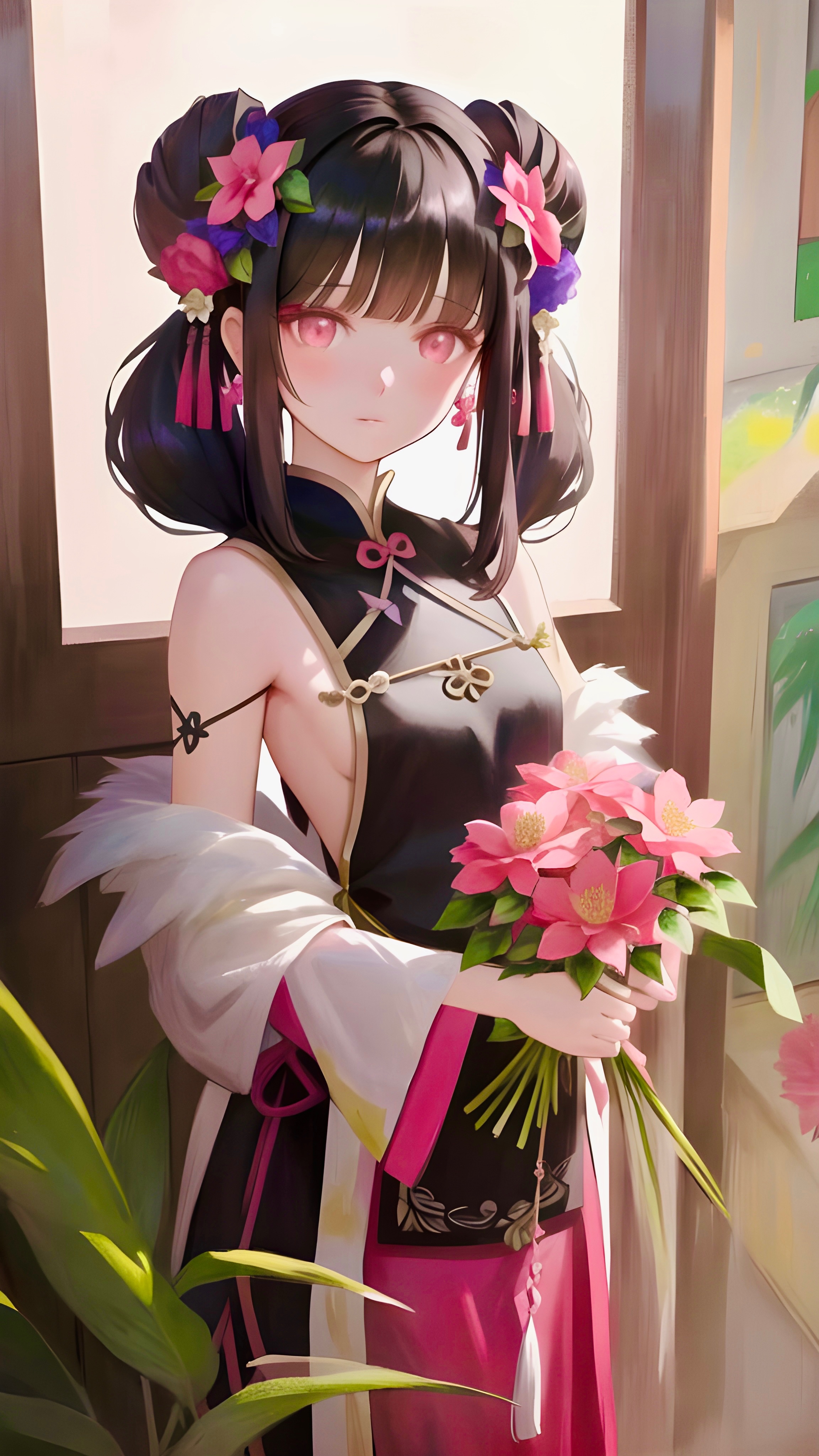 二次元女孩•鲜花