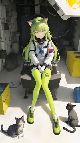 二次元女孩•小猫