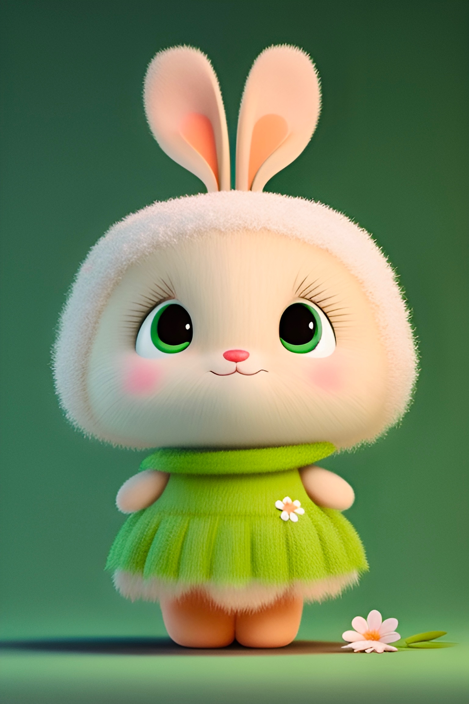 小兔子•青草绿