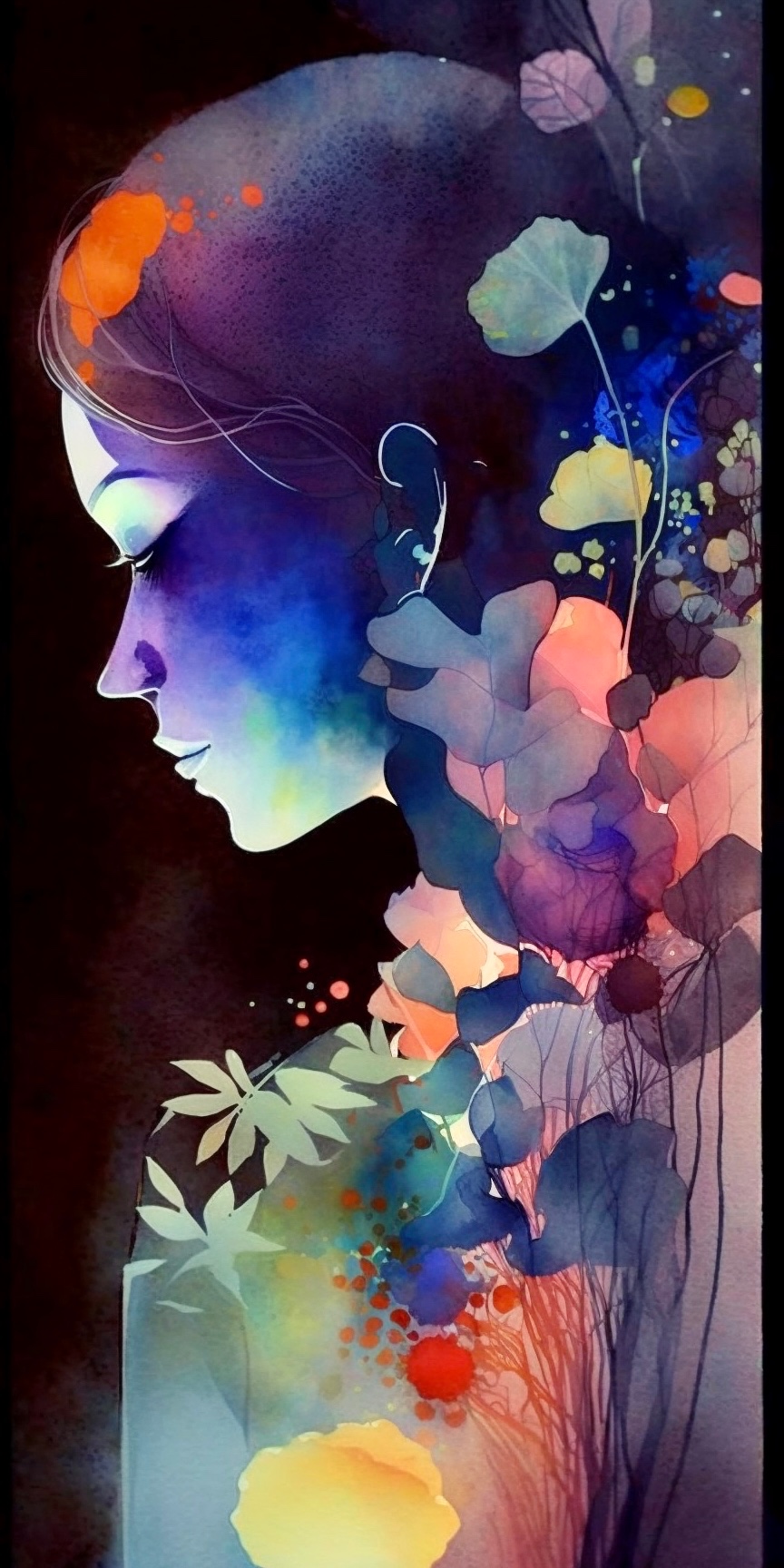 鲜花•水彩