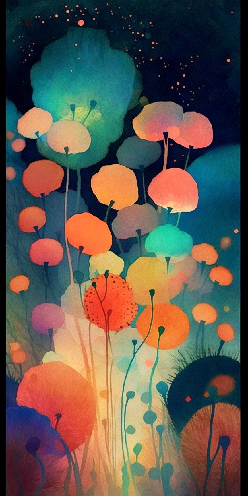 鲜花•水彩