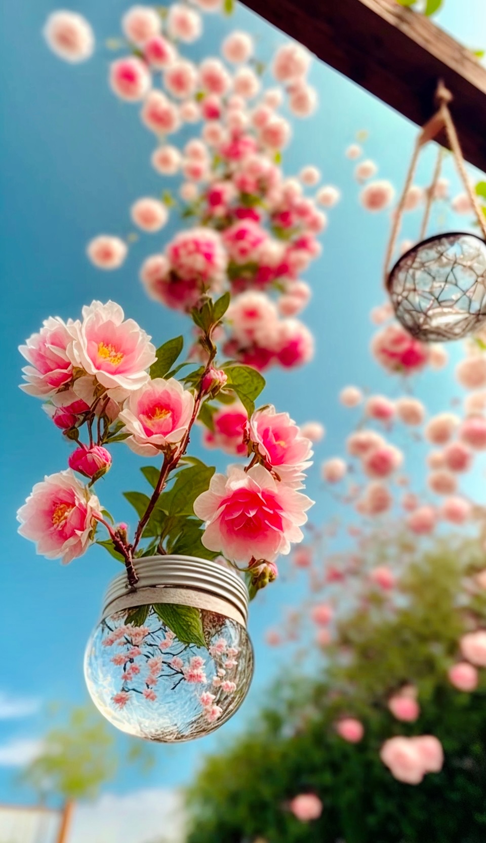 鲜花•瓶子