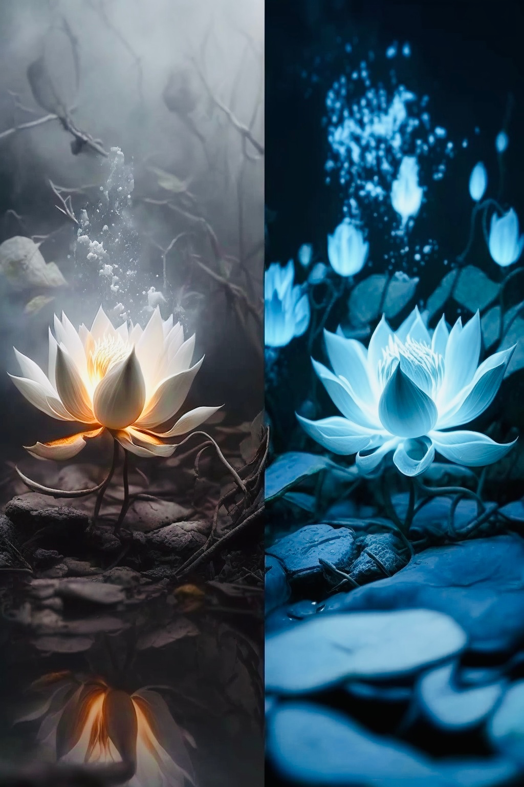 莲花•双色
