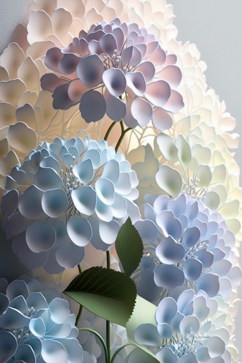 绣球花•明亮