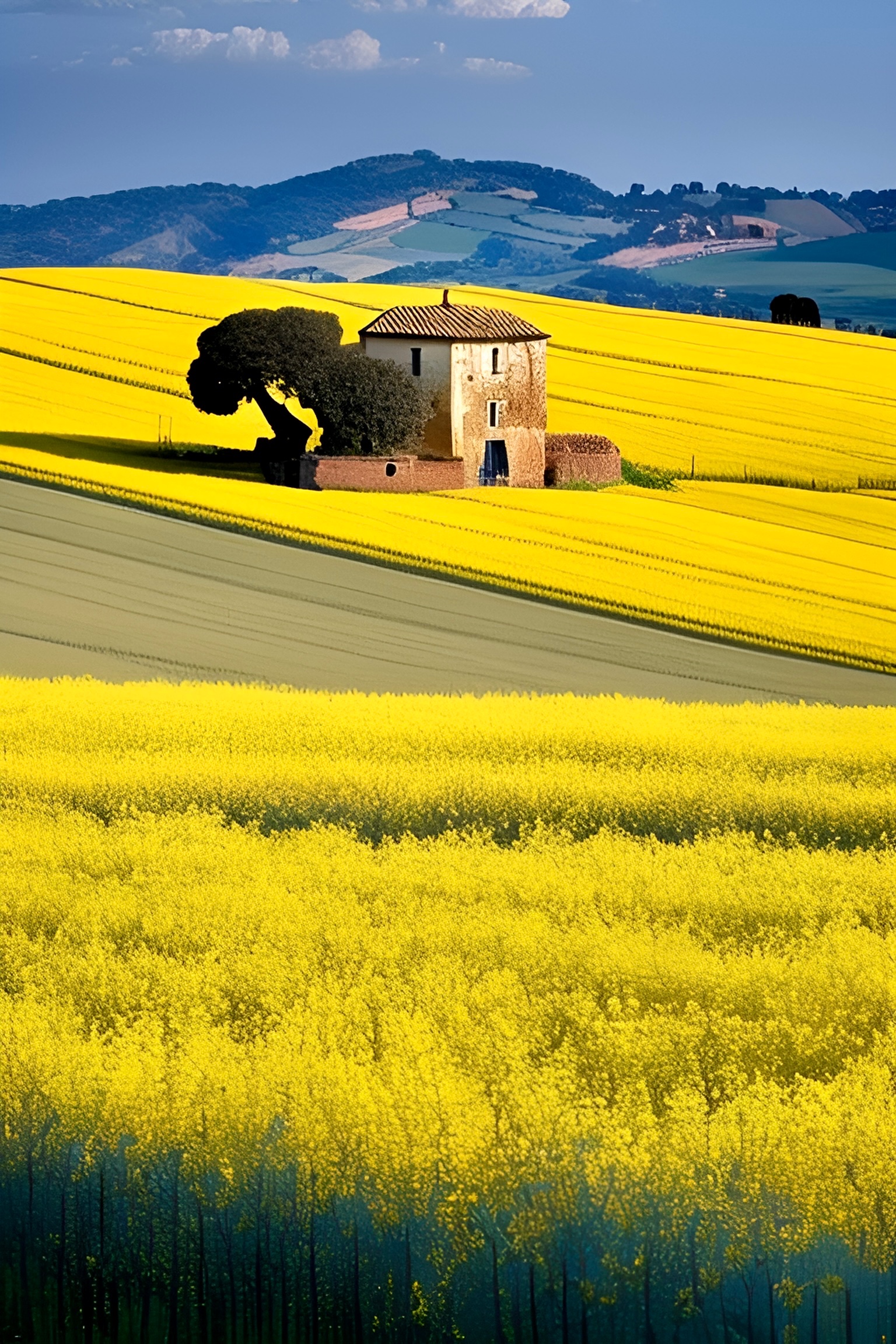 油菜花•风景