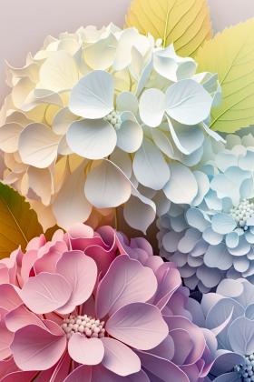 绣球花•明亮