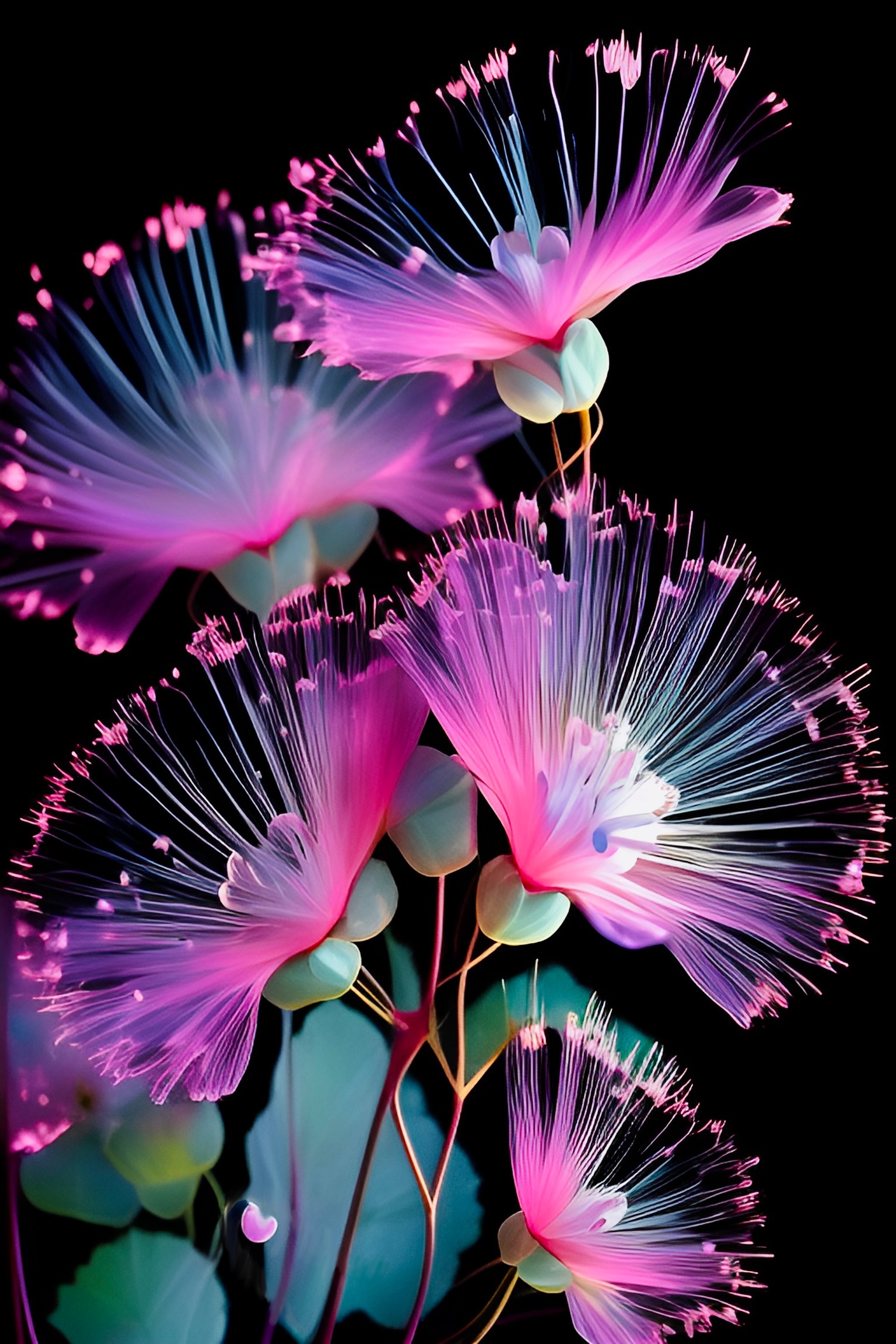 红色小花•透明