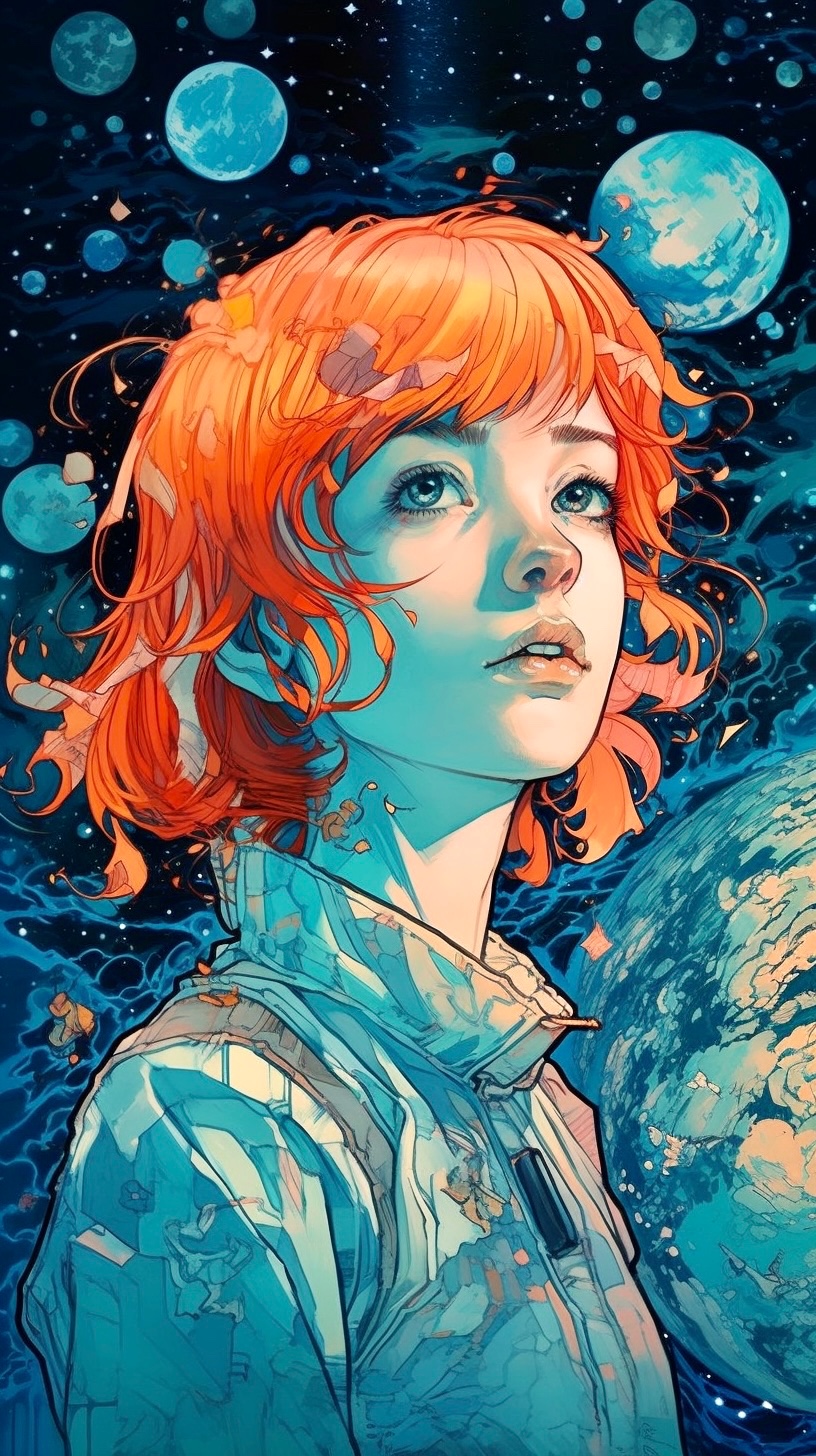 红发女孩•动漫