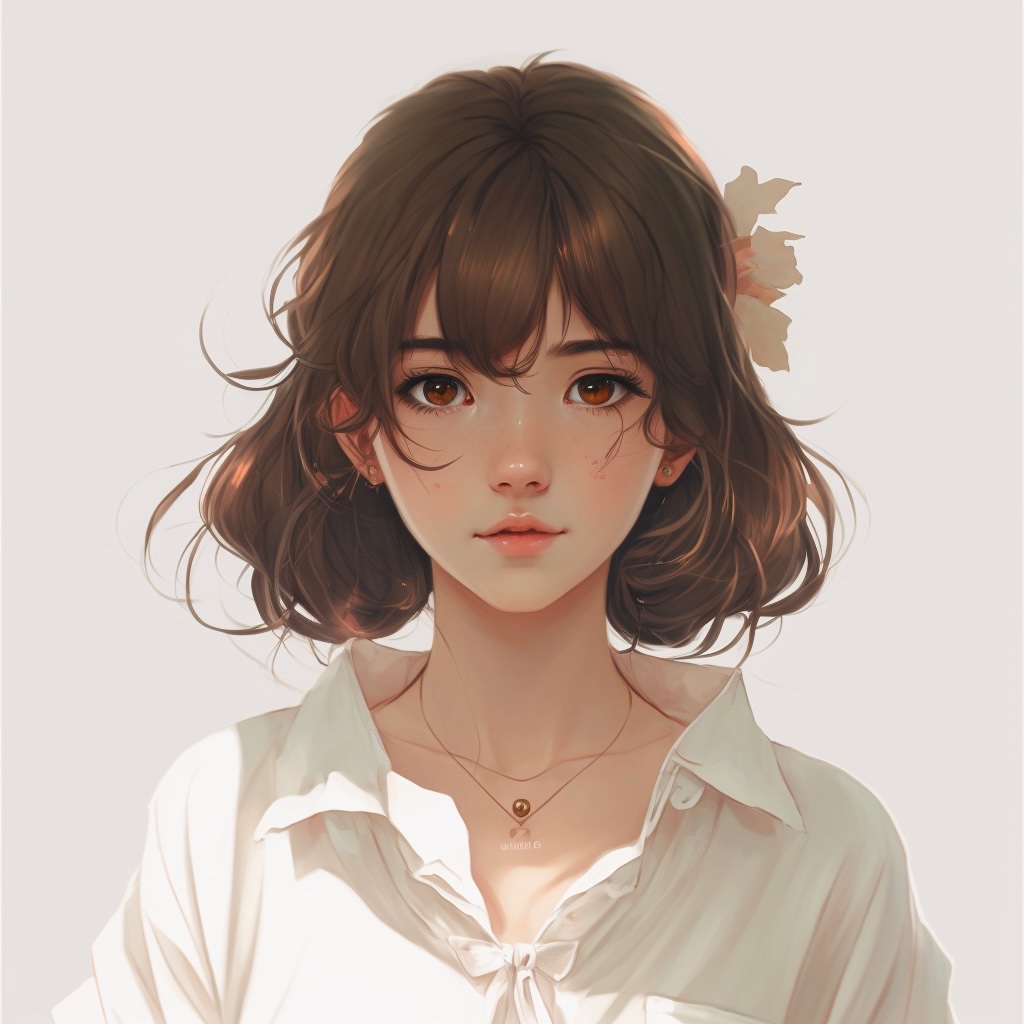 女孩头像•插画