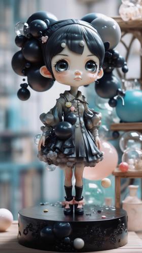 卡通女孩•3d