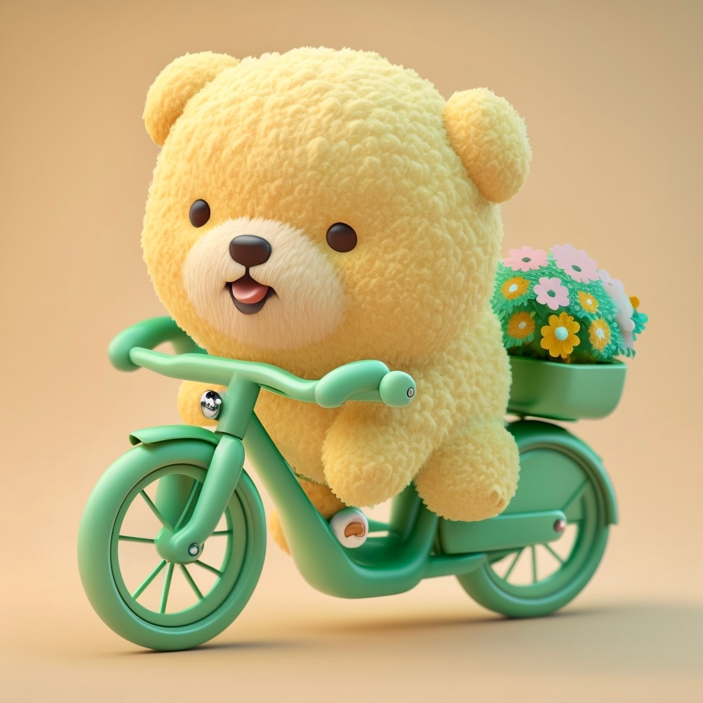 小熊•骑车
