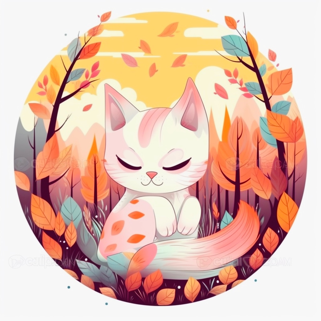 小猫•插画