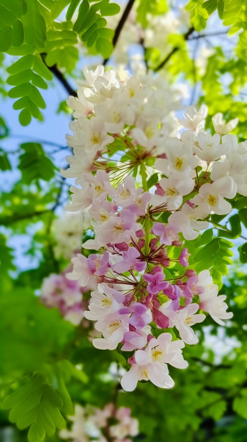 槐花盛开•春