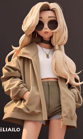 酷酷女孩•3d